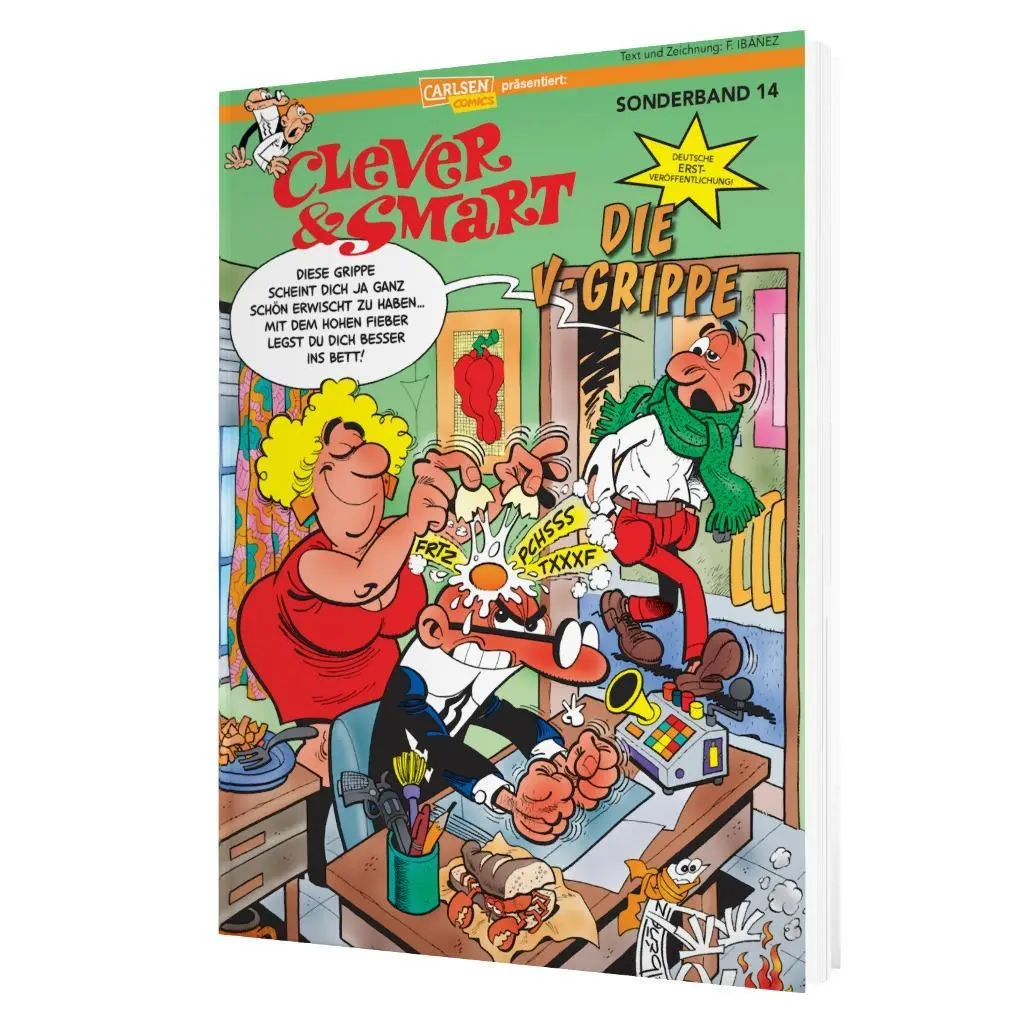Bild: 9783551792082 | Clever und Smart Sonderband 14: Die V-Grippe | Francisco Ibáñez | Buch