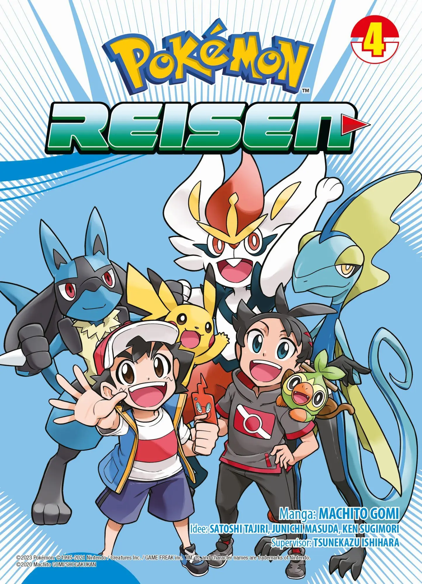 Cover: 9783741632082 | Pokémon Reisen 04 | Gomi Machito (u. a.) | Taschenbuch | 184 S. | 2023