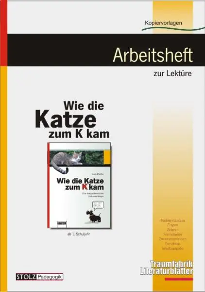 Cover: 9783897782082 | Wie die Katze zum K kam - Literaturblätter | Karin Pfeiffer | 32 S.