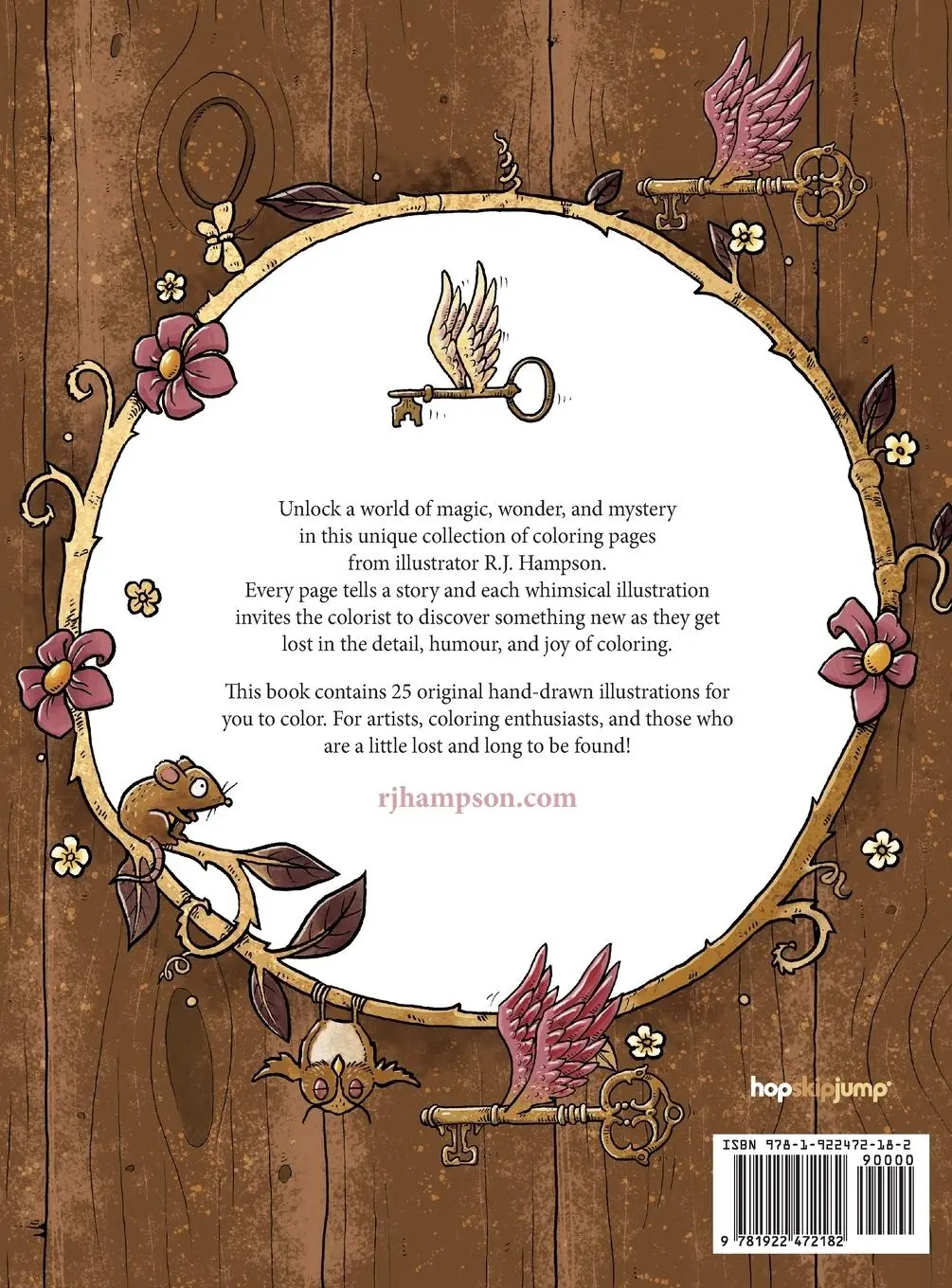 Rückseite: 9781922472182 | Lost &amp; Found Coloring Book | R. J. Hampson | Buch | Englisch | 2023