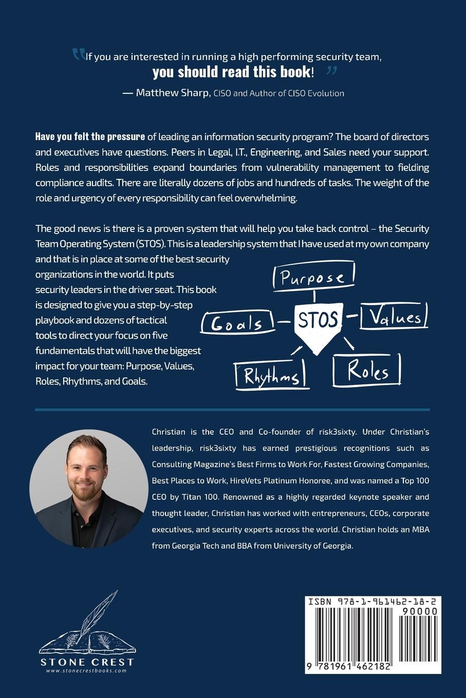 Rückseite: 9781961462182 | Security Team Operating System | Christian Hyatt | Taschenbuch | 2024