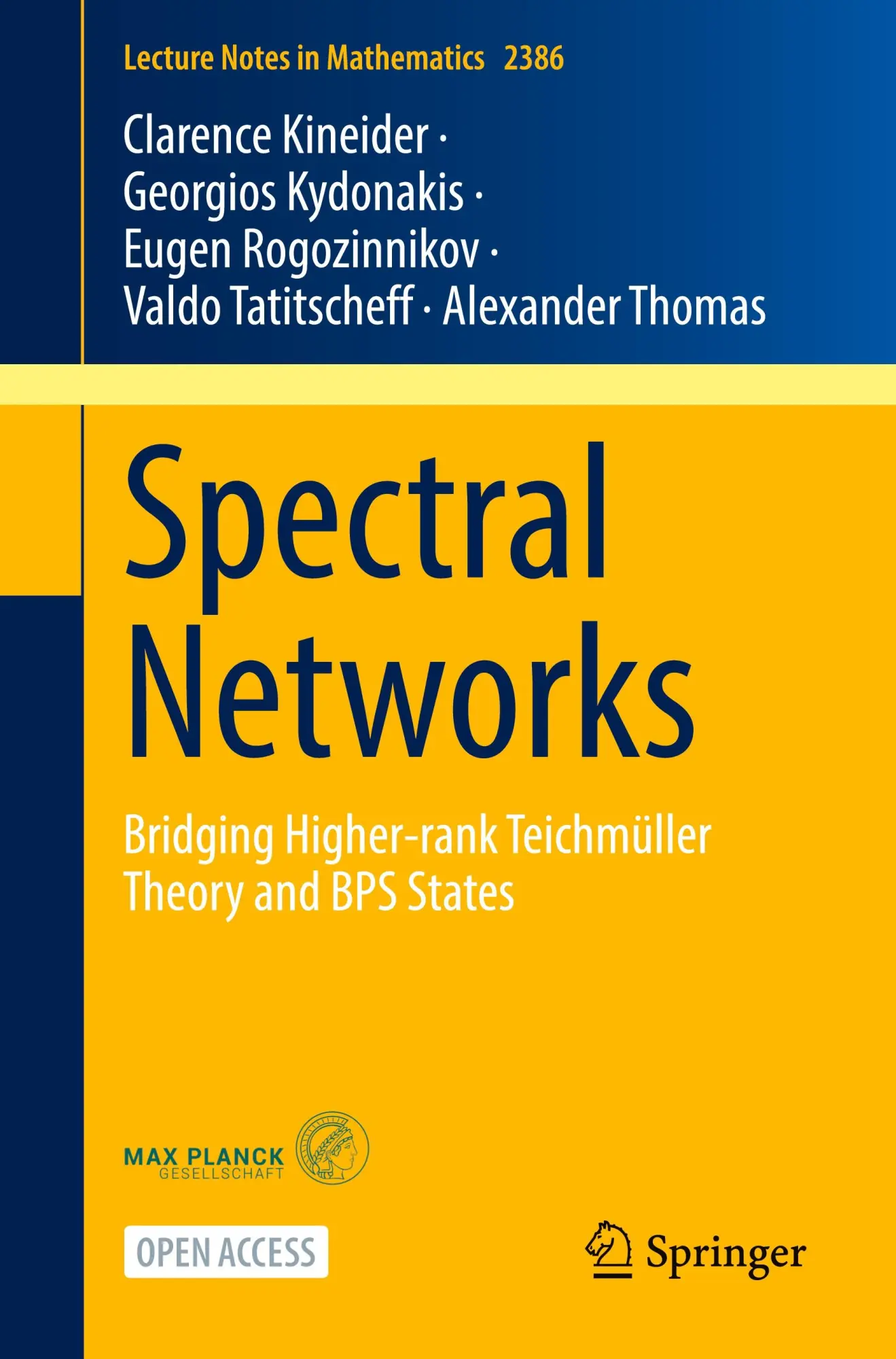 Cover: 9783032092182 | Spectral Networks | Clarence Kineider (u. a.) | Taschenbuch | xxvi