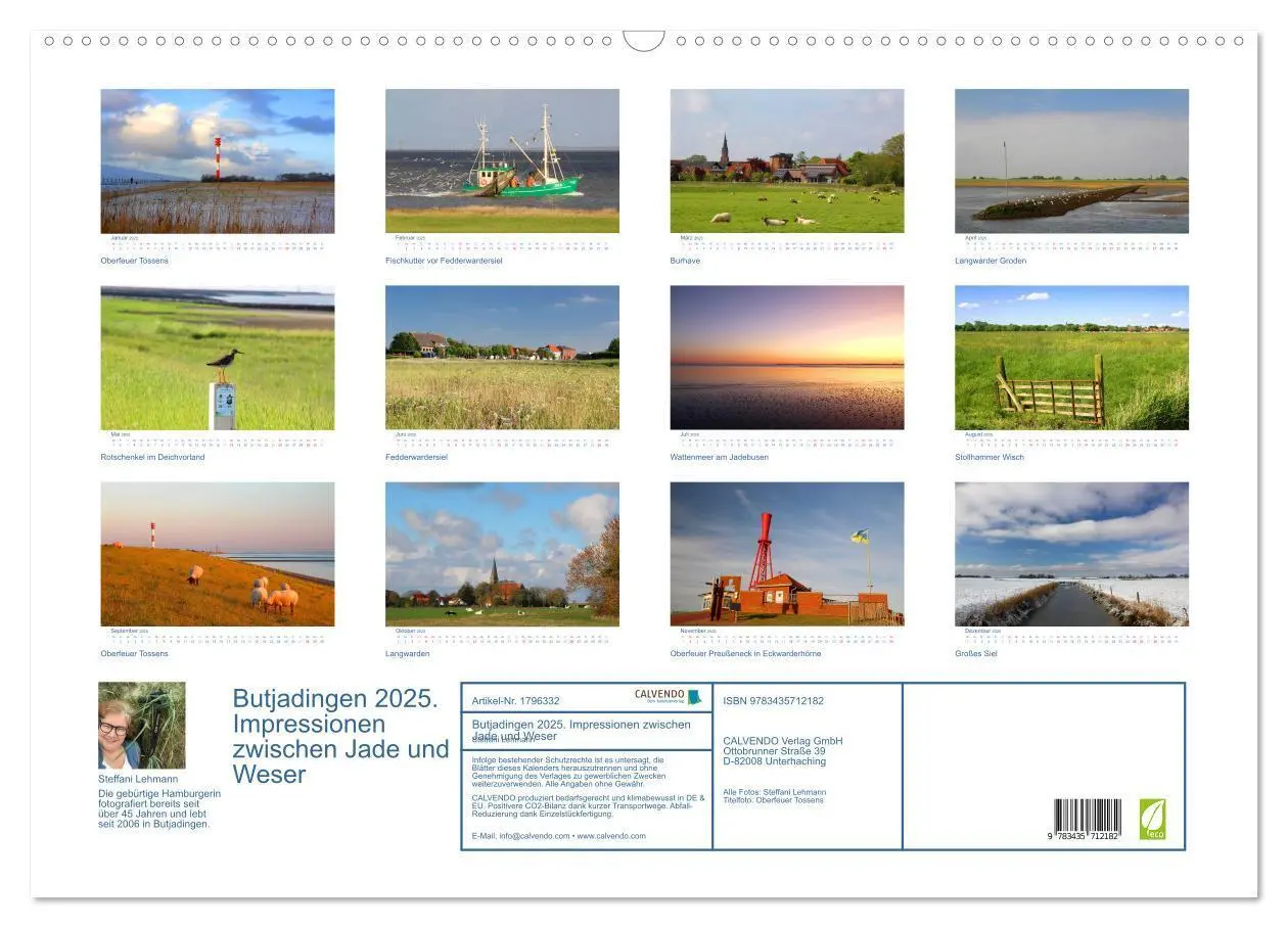 Bild: 9783435712182 | Butjadingen 2025. Impressionen zwischen Jade und Weser...