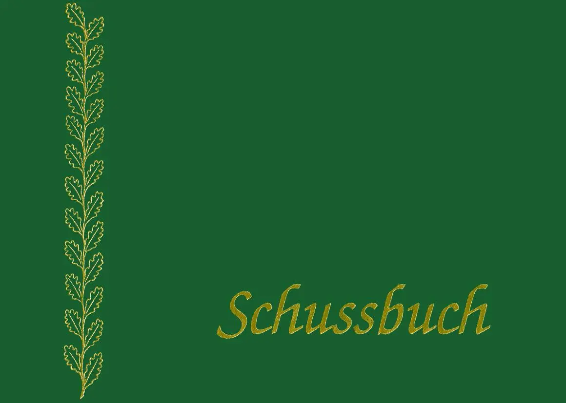 Cover: 9783794402182 | Schussbuch | Jagdtagebuch | xx xx | Buch | 128 S. | Deutsch | 2007