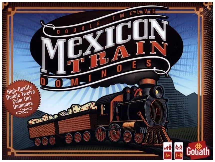 Cover: 8711808762282 | Mexican Train Dominoes | Spiel | 376228.006 | Deutsch | 2025