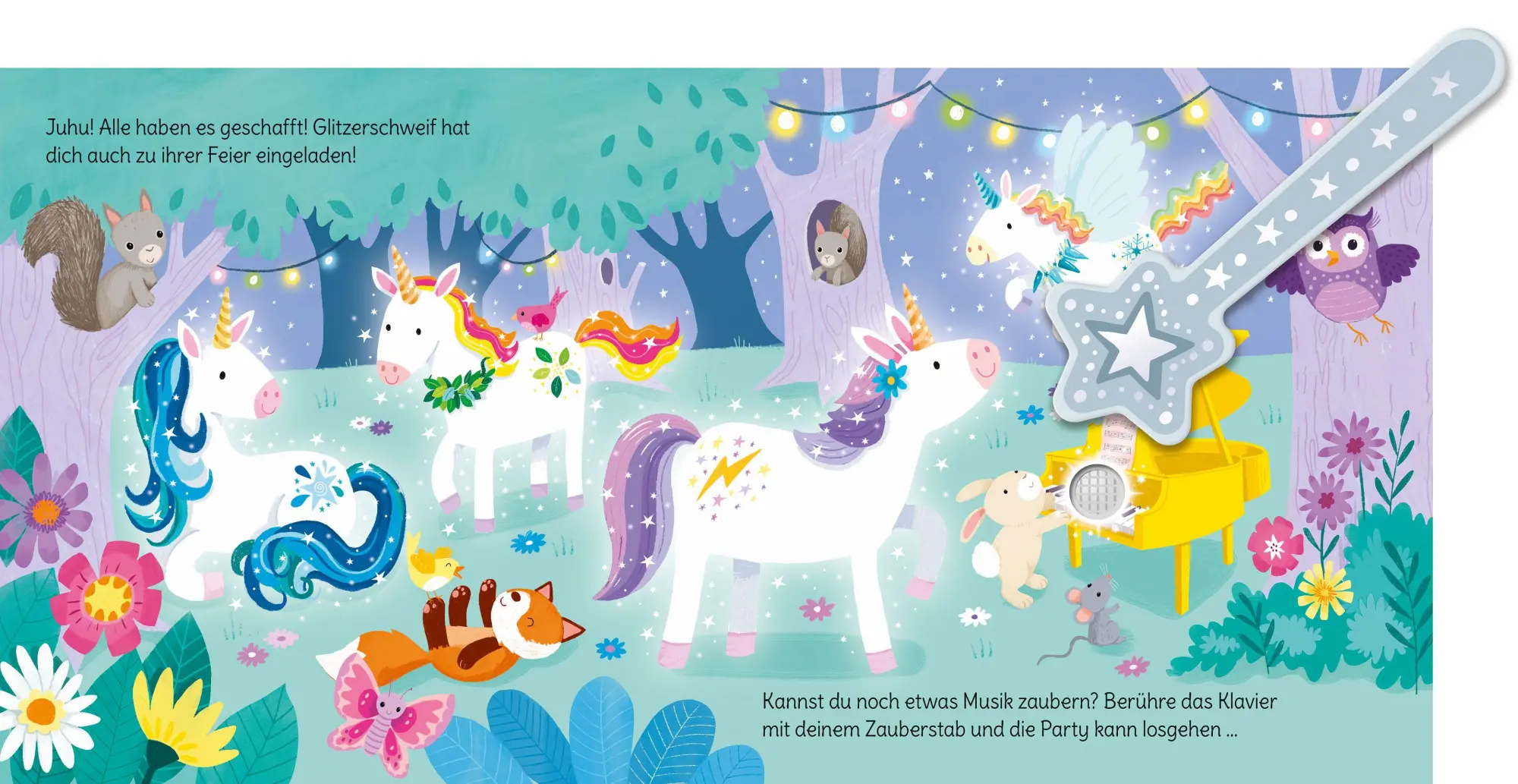 Bild: 9781035702282 | Mein Zauberstab-Klangbuch: Magische Einhornparty | Buch | 10 S. | 2024