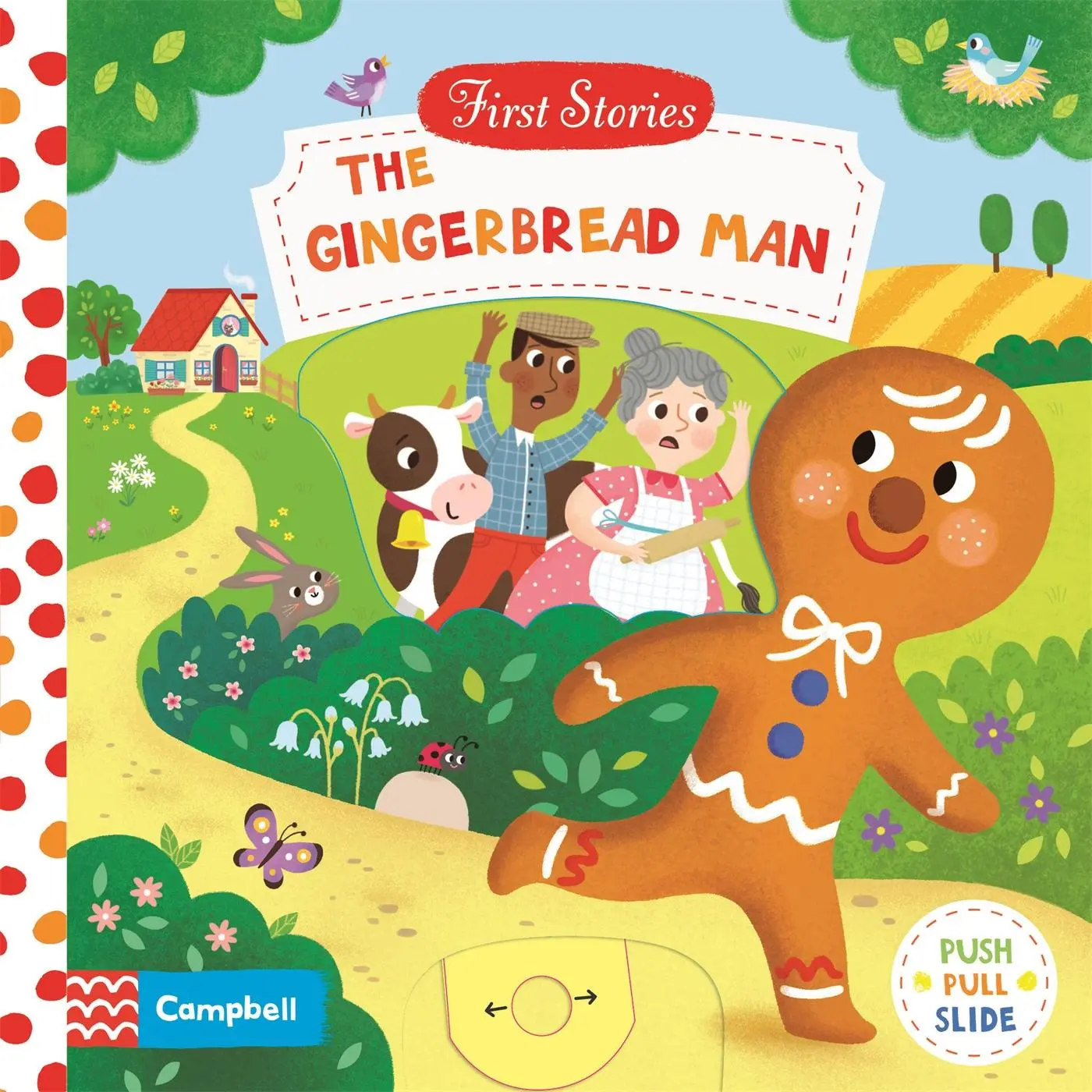 Cover: 9781529052282 | The Gingerbread Man | A Push, Pull, Slide Book | Campbell Books | Buch