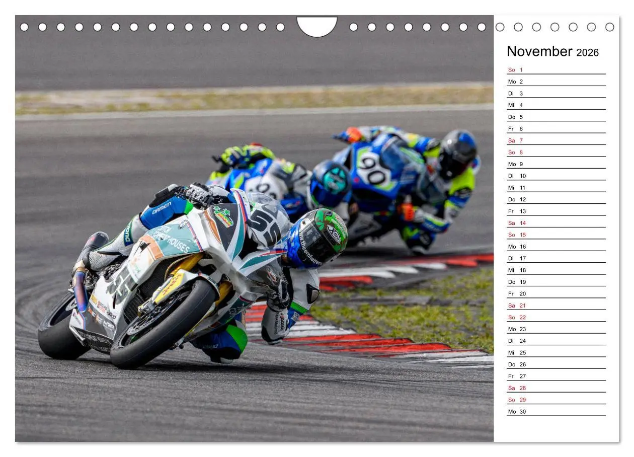 Bild: 9783457272282 | Faszination Superbikes (Wandkalender 2026 DIN A4 quer), CALVENDO...