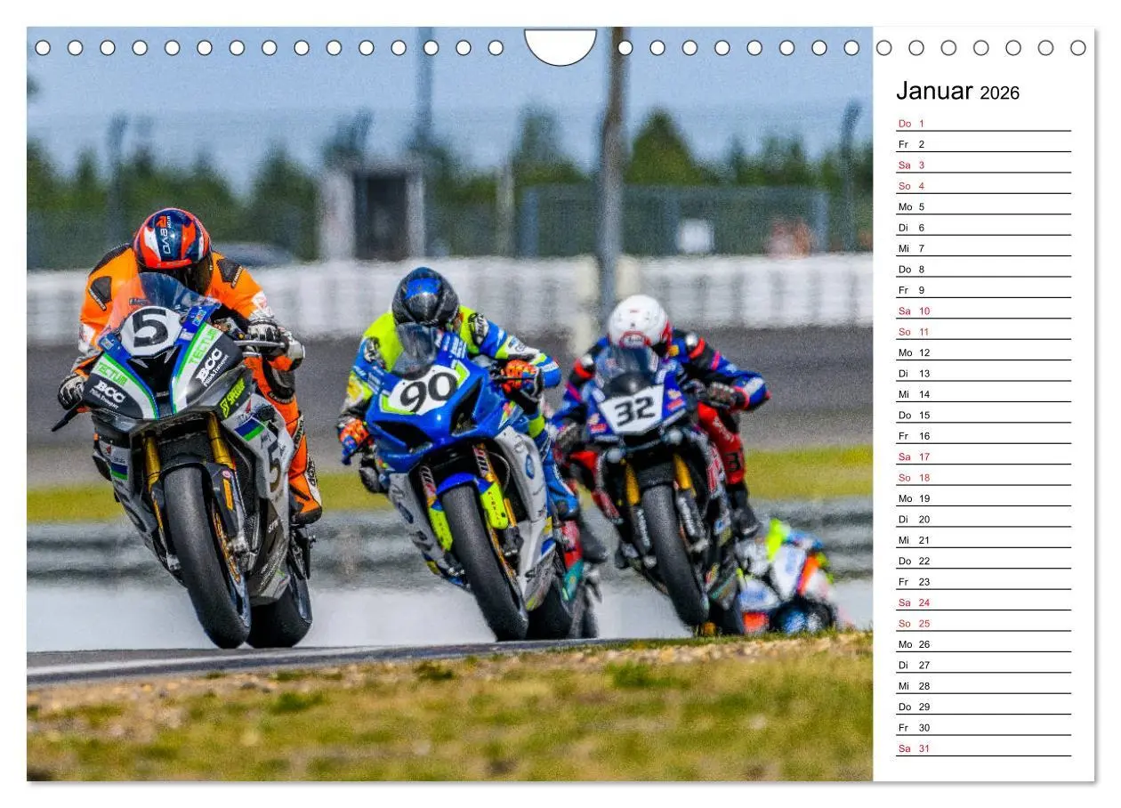 Bild: 9783457272282 | Faszination Superbikes (Wandkalender 2026 DIN A4 quer), CALVENDO...