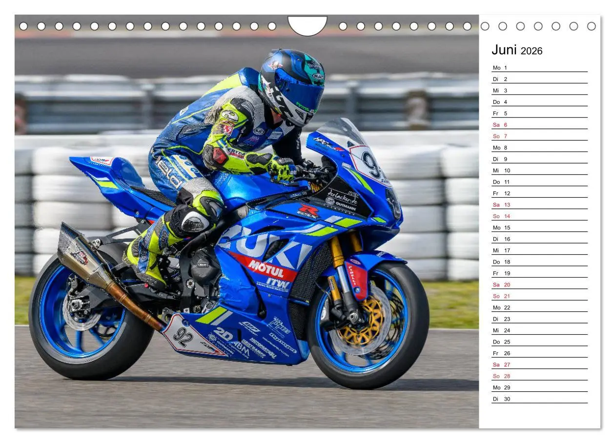 Bild: 9783457272282 | Faszination Superbikes (Wandkalender 2026 DIN A4 quer), CALVENDO...
