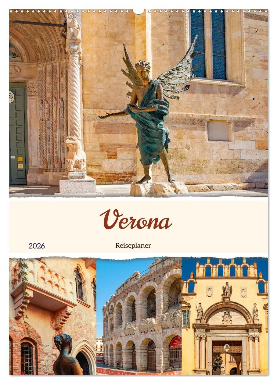 Cover: 9783516292282 | Verona - Reiseplaner (Wandkalender 2026 DIN A2 hoch), CALVENDO...