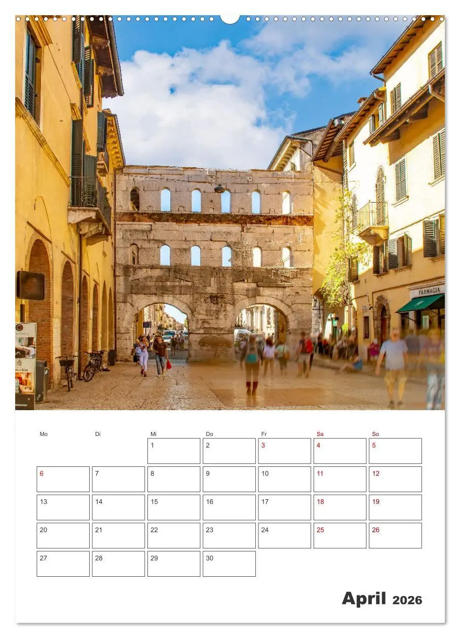 Bild: 9783516292282 | Verona - Reiseplaner (Wandkalender 2026 DIN A2 hoch), CALVENDO...