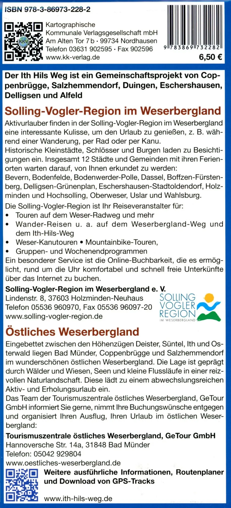 Bild: 9783869732282 | Ith Hils Weg | mit östlichem Weserbergland Vogler- und Ith Hils Region