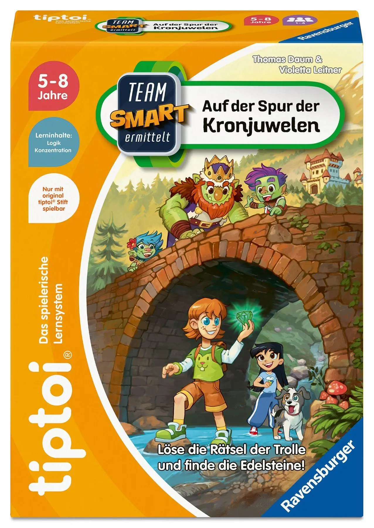 Cover: 4005556002382 | tiptoi® Team SMART ermittelt: Auf der Spur der Kronjuwelen - ab 5...
