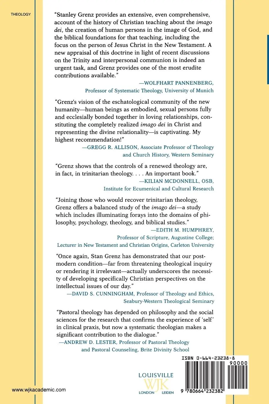 Rückseite: 9780664232382 | The Social God and the Relational Self | Grenz (u. a.) | Taschenbuch