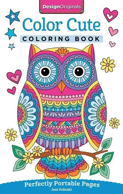 Cover: 9781497202382 | Color Cute Coloring Book | Perfectly Portable Pages | Jess Volinski