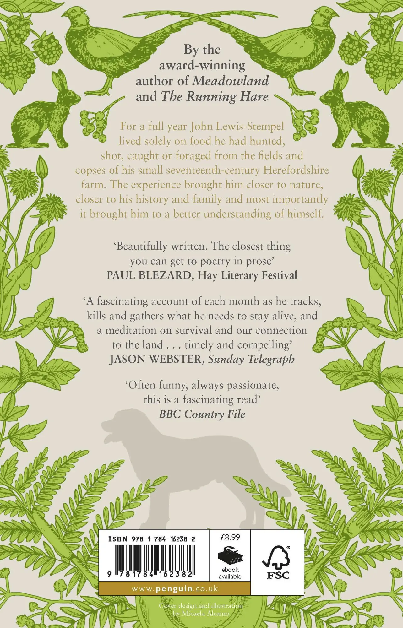 Rückseite: 9781784162382 | The Wild Life | A Year of Living on Wild Food | John Lewis-Stempel