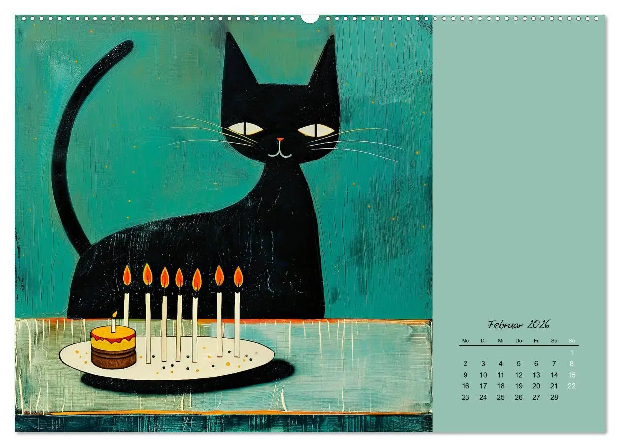 Bild: 9783457402382 | Wenn Tiere feiern (Wandkalender 2026 DIN A2 quer), CALVENDO...