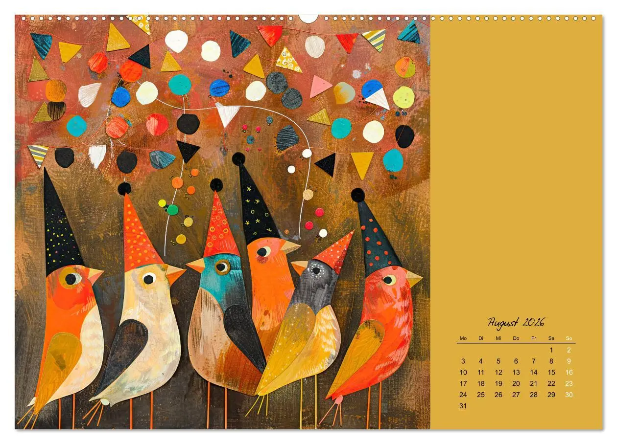 Bild: 9783457402382 | Wenn Tiere feiern (Wandkalender 2026 DIN A2 quer), CALVENDO...