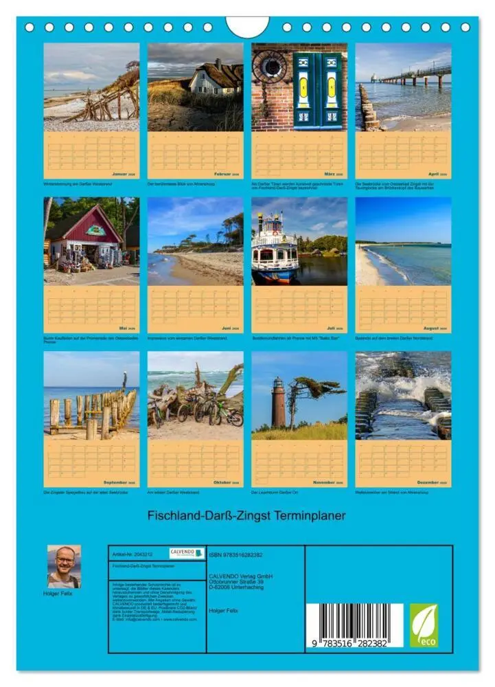 Bild: 9783516282382 | Fischland-Darß-Zingst Terminplaner (Wandkalender 2026 DIN A4 hoch),...