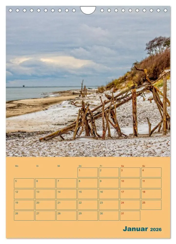Bild: 9783516282382 | Fischland-Darß-Zingst Terminplaner (Wandkalender 2026 DIN A4 hoch),...