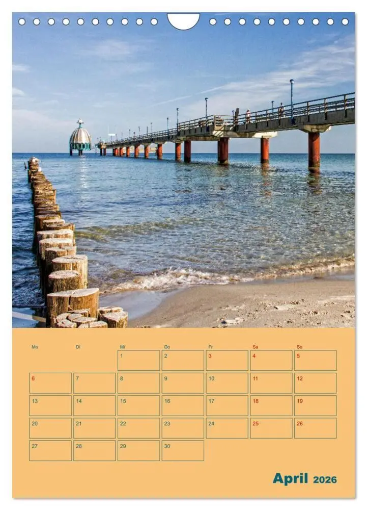 Bild: 9783516282382 | Fischland-Darß-Zingst Terminplaner (Wandkalender 2026 DIN A4 hoch),...