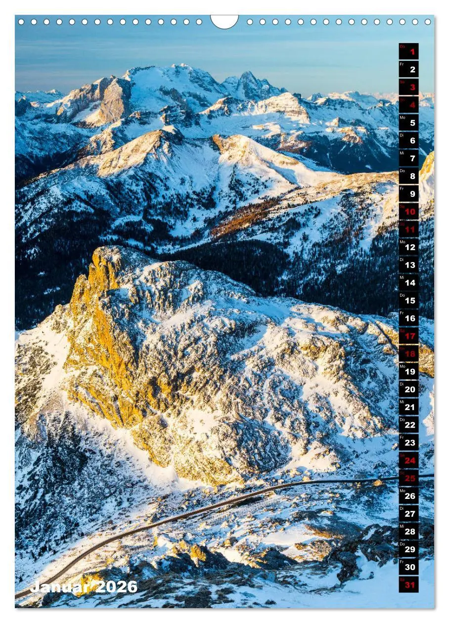 Bild: 9783516422382 | Dolomiten. Italien (Wandkalender 2026 DIN A3 hoch), CALVENDO...
