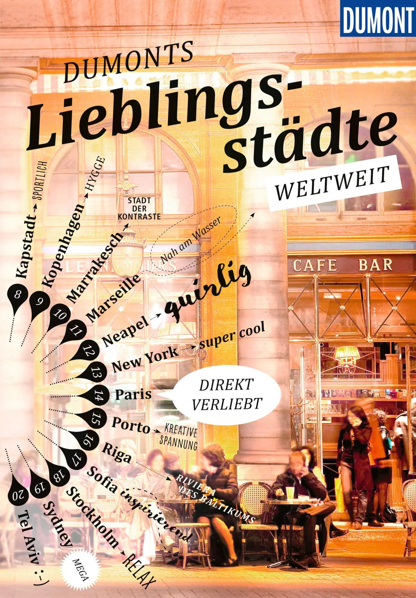 Cover: 9783616032382 | DUMONT Bildband DUMONTS Lieblingsstädte | weltweit | Ericson (u. a.)