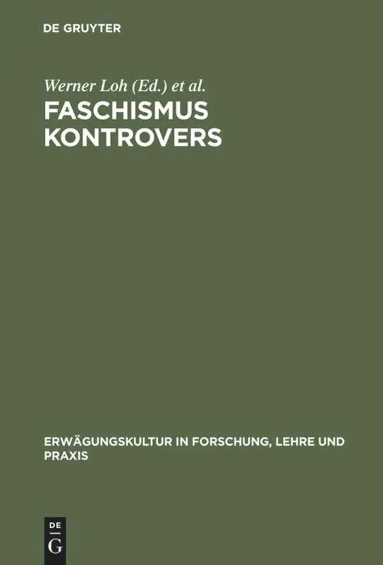 Cover: 9783828202382 | Faschismus kontrovers | Wolfgang Wippermann (u. a.) | Buch | Deutsch