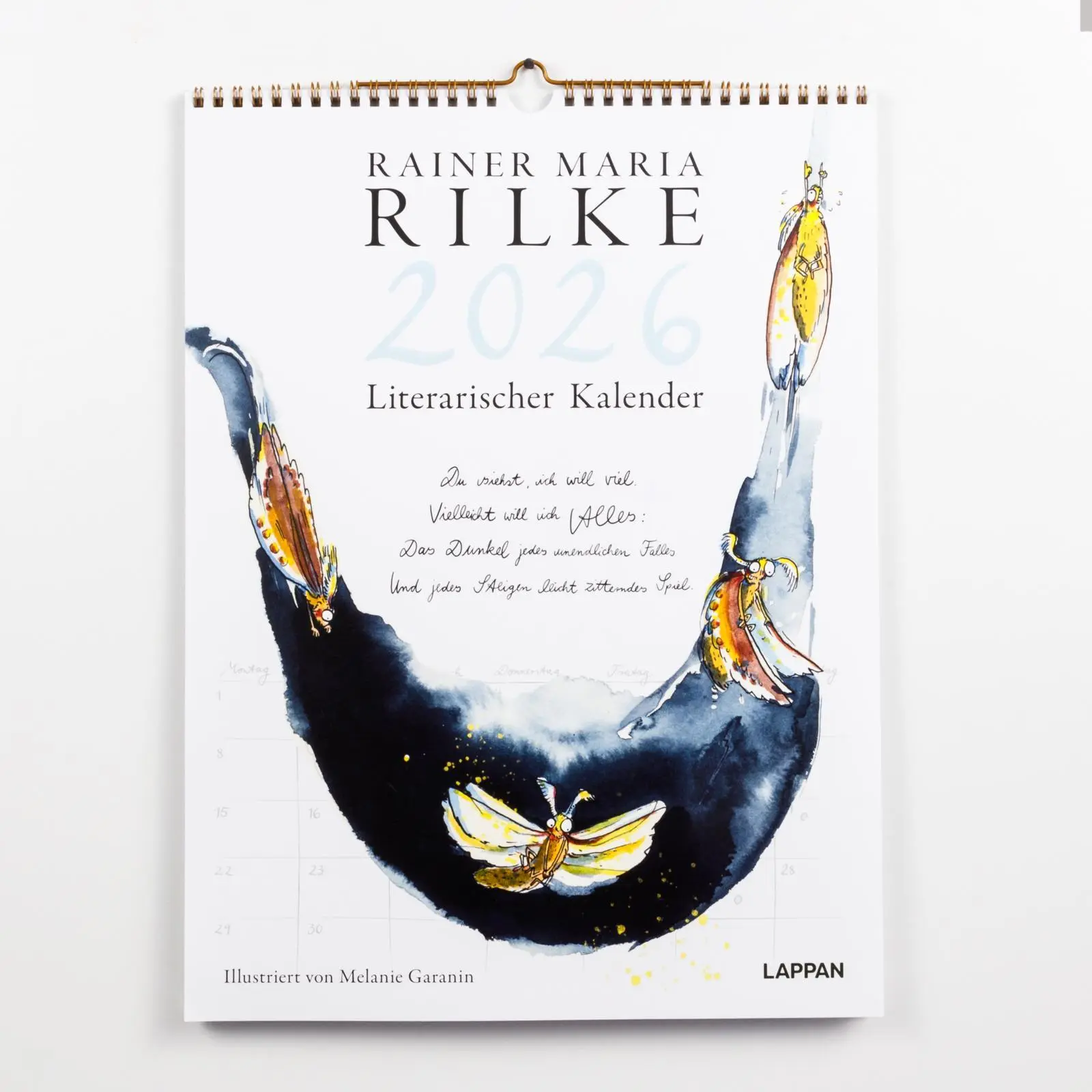 Bild: 9783830322382 | Rilke-Kalender 2026 - Wandkalender | Rainer Maria Rilke | Kalender