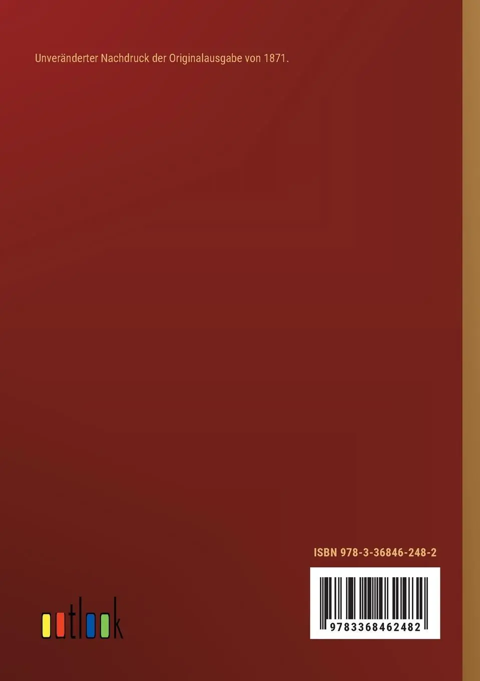 Rückseite: 9783368462482 | Die Liturgie im evangelischen Gottesdienste | Erbauungsschriften
