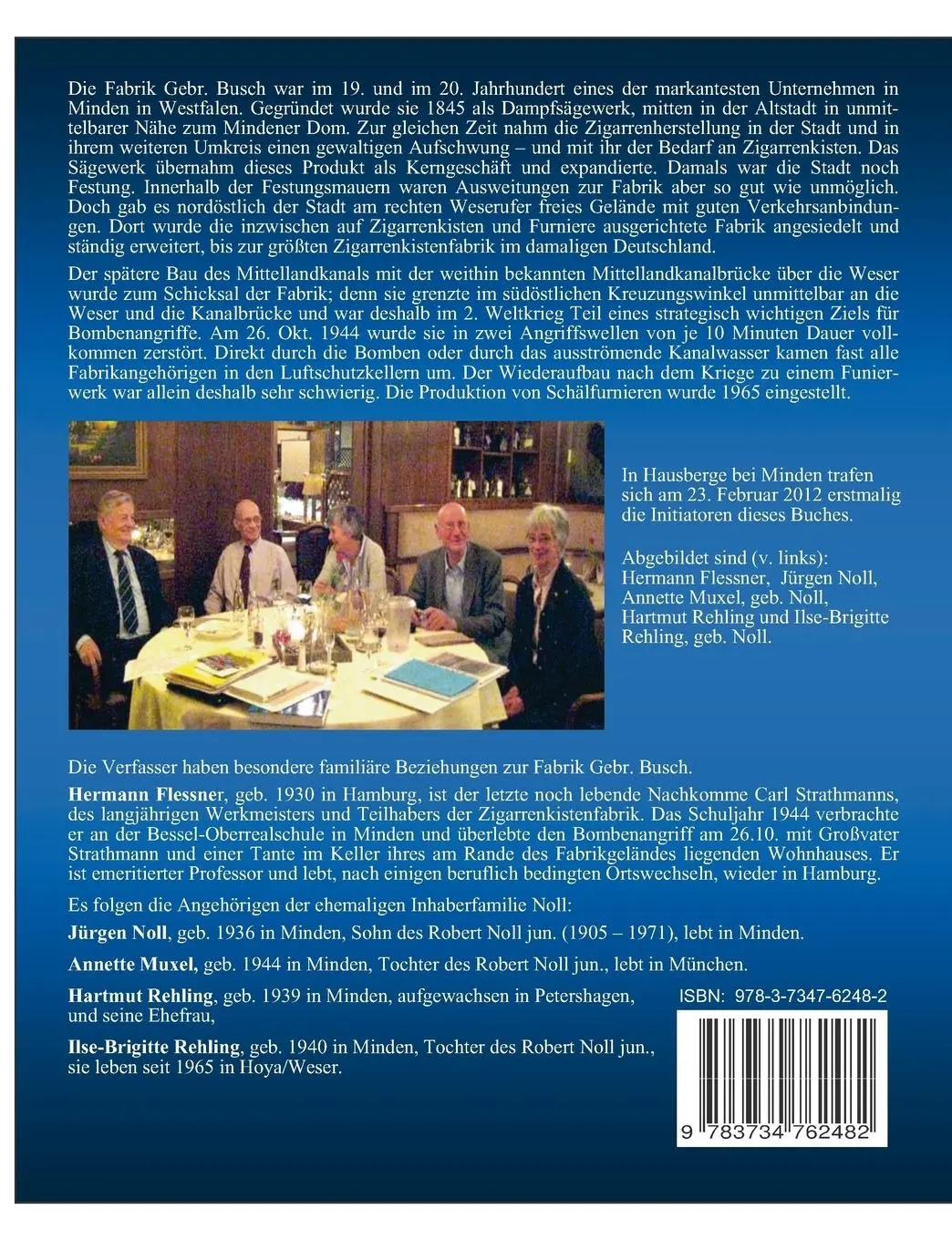 Rückseite: 9783734762482 | Geschichte und Schicksal der Zigarrenkistenfabrik Gebr. Busch | Buch