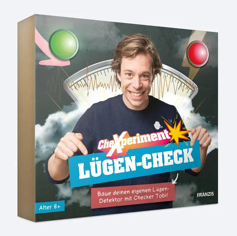Cover: 4019631672582 | FRANZIS 67258 - CheXperiment Lügen-Check | Franzis | Spiel | 2 S.