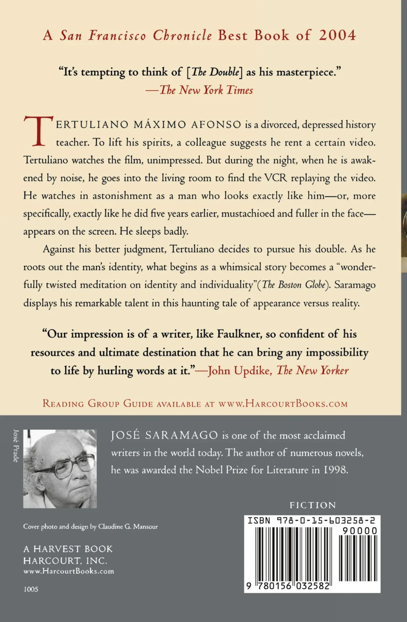 Rückseite: 9780156032582 | The Double | Jose Saramago | Taschenbuch | Kartoniert / Broschiert