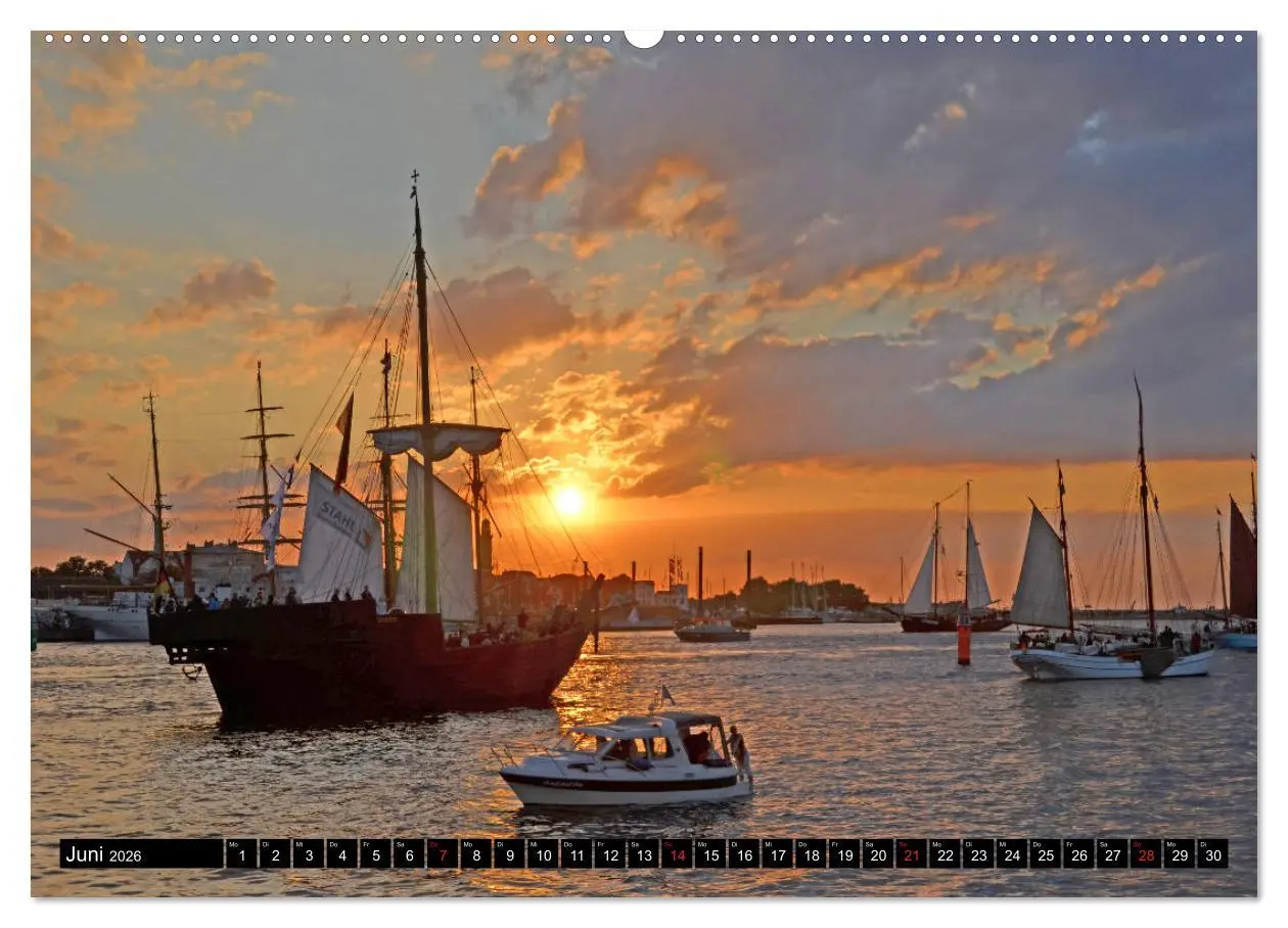 Bild: 9783457792582 | Warnemünde und Rostock, Perlen an der Ostsee (Wandkalender 2026 DIN...