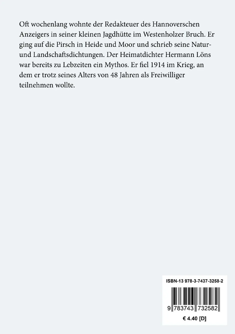 Rückseite: 9783743732582 | Die Häuser von Ohlenhof | Roman eines Dorfes | Hermann Löns | Buch