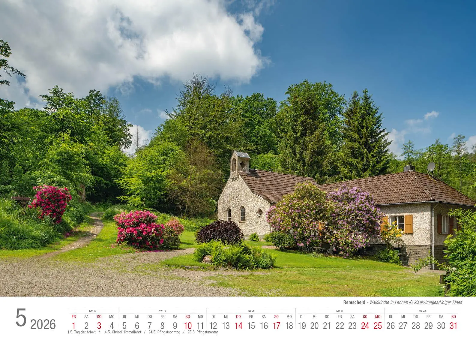 Bild: 9783965352582 | Remscheid 2026 Bildkalender A3 Spiralbindung | Holger Klaes | Kalender