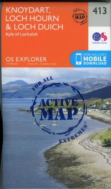 Cover: 9780319472682 | Knoydart, Loch Hourn and Loch Duich | Ordnance Survey | (Land-)Karte