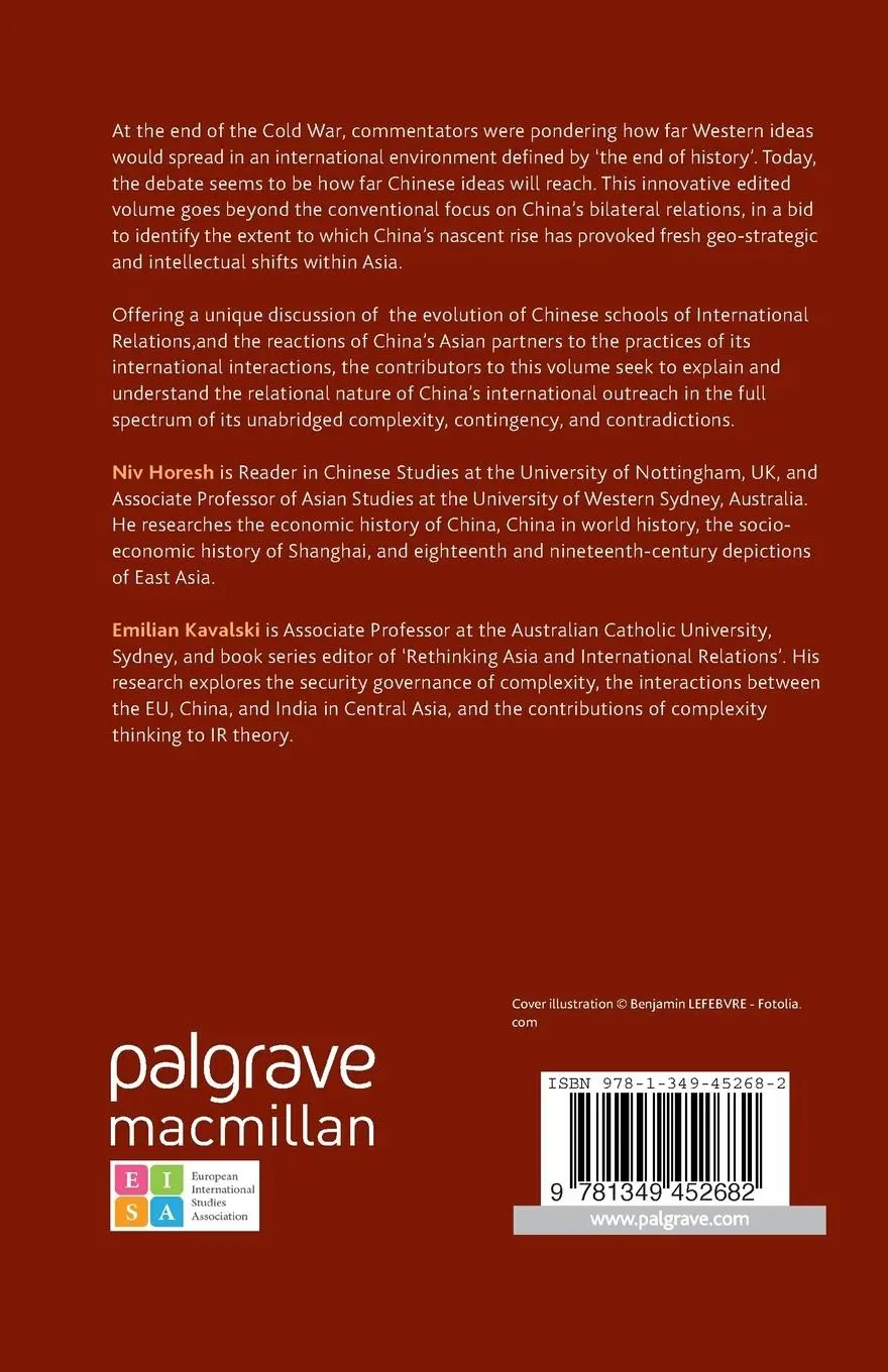 Rückseite: 9781349452682 | Asian Thought on China's Changing International Relations | Kavalski