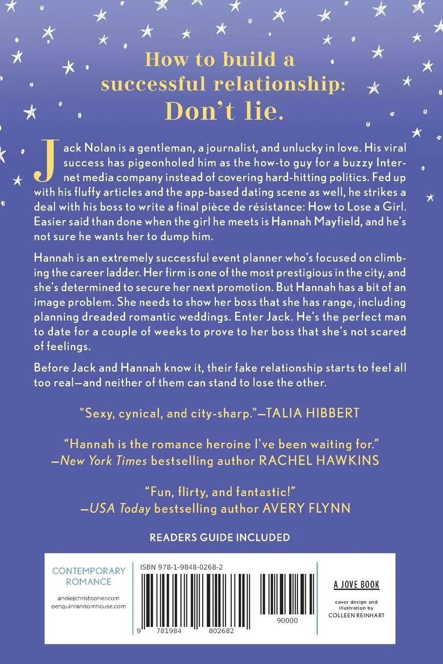 Rückseite: 9781984802682 | Not the Girl You Marry | Andie J. Christopher | Taschenbuch | Englisch