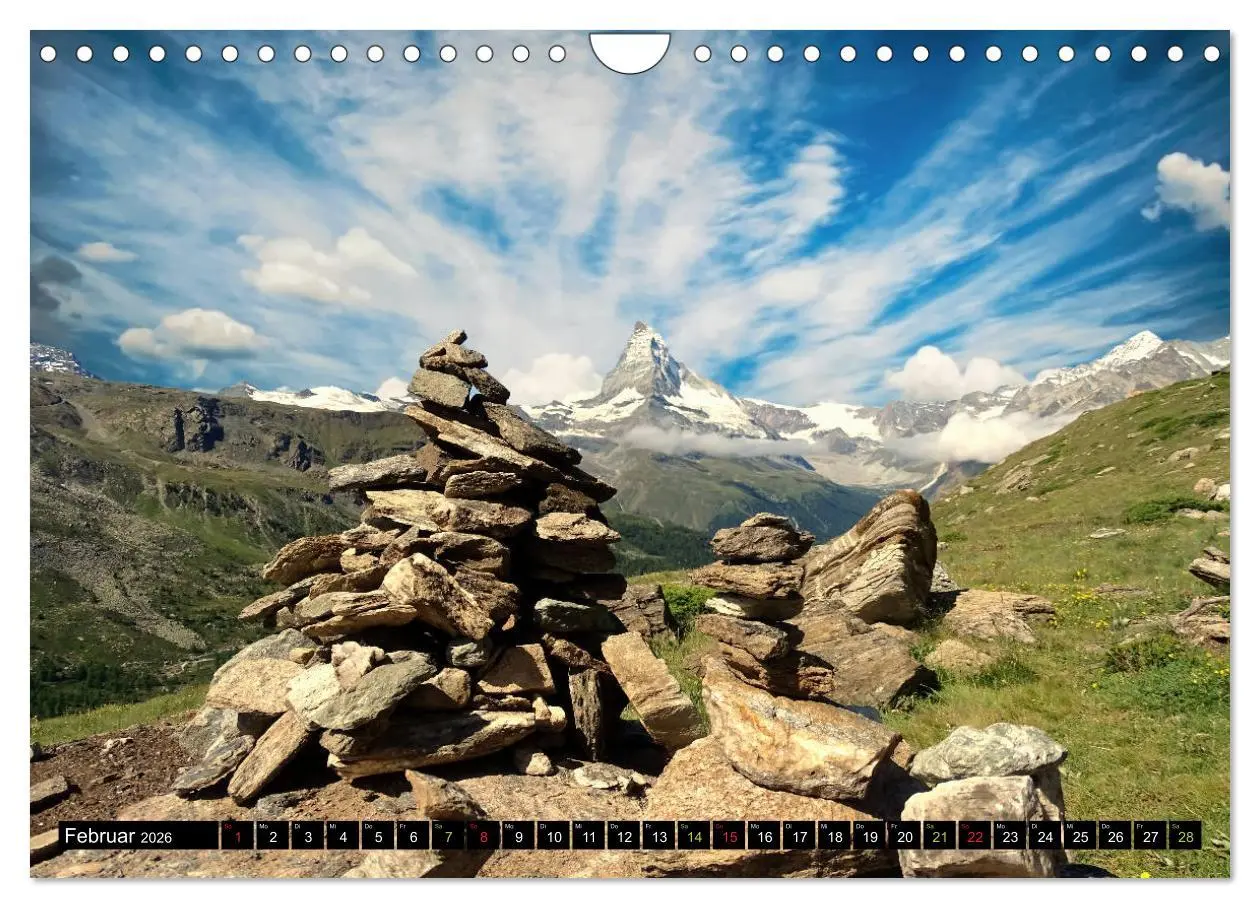 Bild: 9783457782682 | Und ewig lockt das Matterhorn (Wandkalender 2026 DIN A4 quer),...