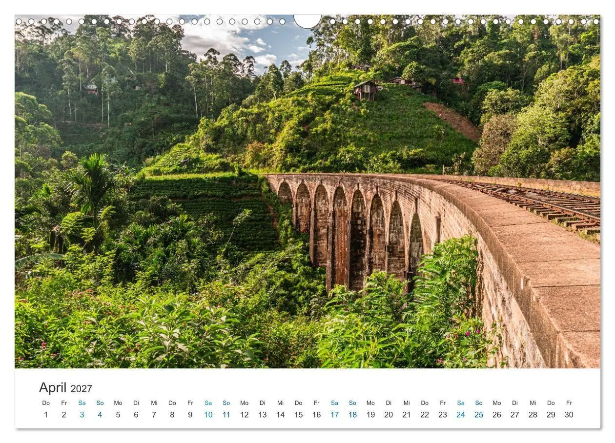 Bild: 9783569582682 | Traumziel Sri Lanka (Wandkalender 2027 DIN A3 quer), CALVENDO...