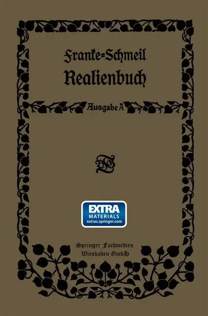 Cover: 9783663152682 | Realienbuch | O. Schmeil (u. a.) | Taschenbuch | Paperback | viii