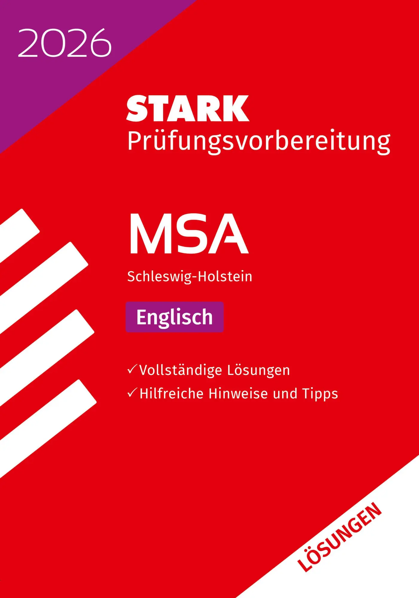 Cover: 9783849062682 | STARK Lösungen zu Englisch - MSA 2026 Schleswig-Holstein -...