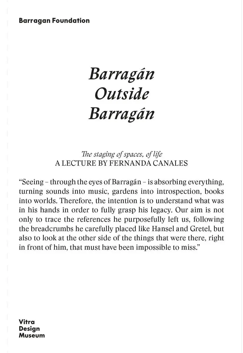 Cover: 9783945852682 | Barragán outside Barragán | Taschenbuch | Englisch | 2025