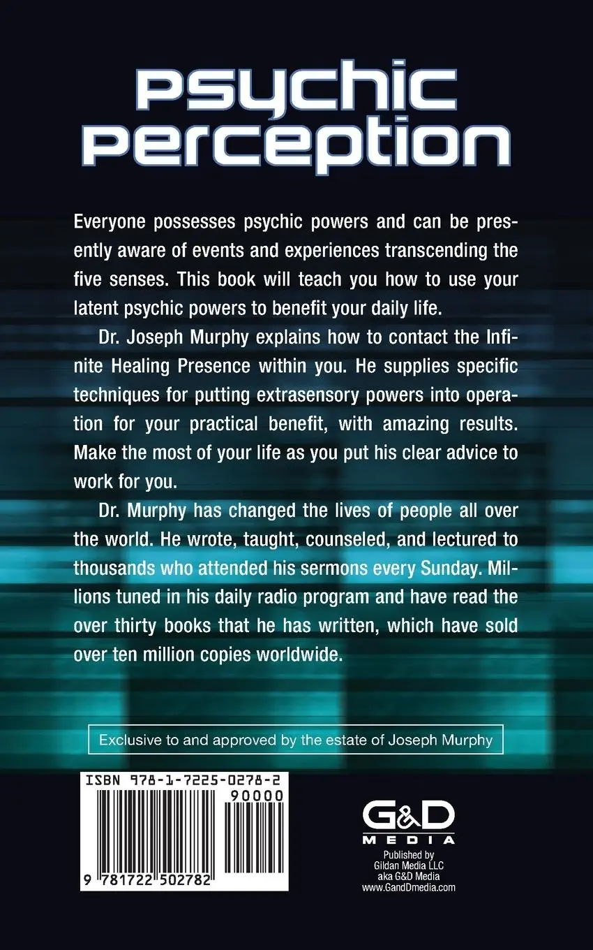 Rückseite: 9781722502782 | Psychic Perception | The Magic of Extrasensory Power | Joseph Murphy