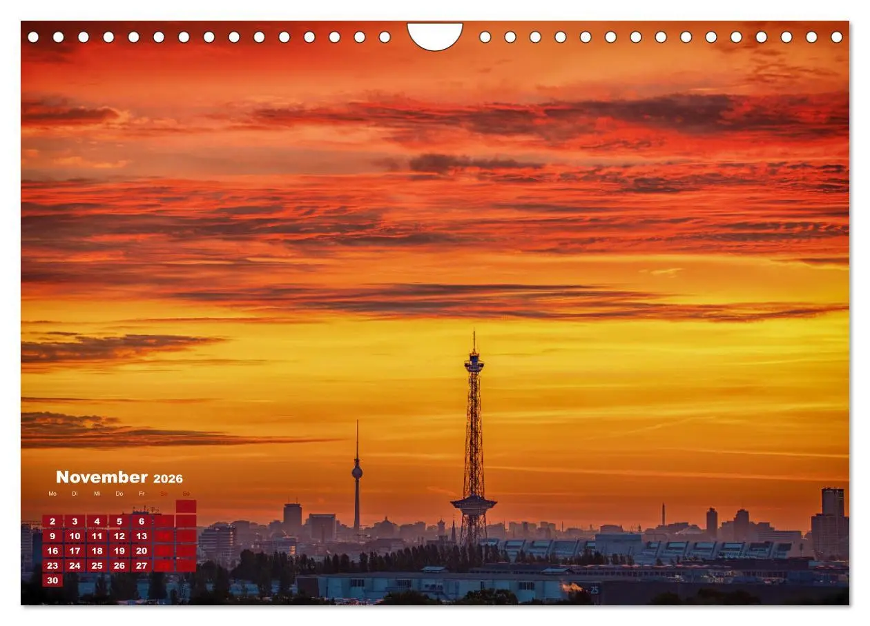 Bild: 9783457602782 | Ein Jahr Fernsehturm Berlin (Wandkalender 2026 DIN A4 quer),...