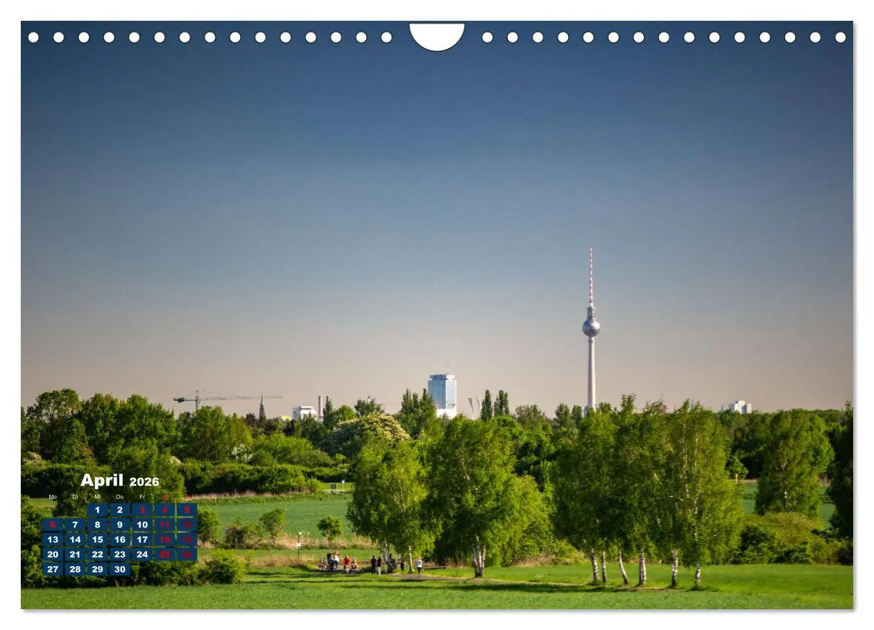 Bild: 9783457602782 | Ein Jahr Fernsehturm Berlin (Wandkalender 2026 DIN A4 quer),...