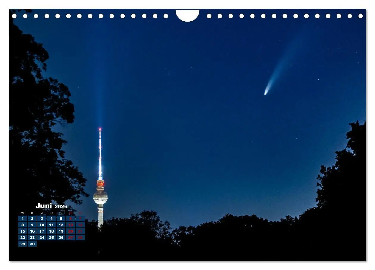 Bild: 9783457602782 | Ein Jahr Fernsehturm Berlin (Wandkalender 2026 DIN A4 quer),...