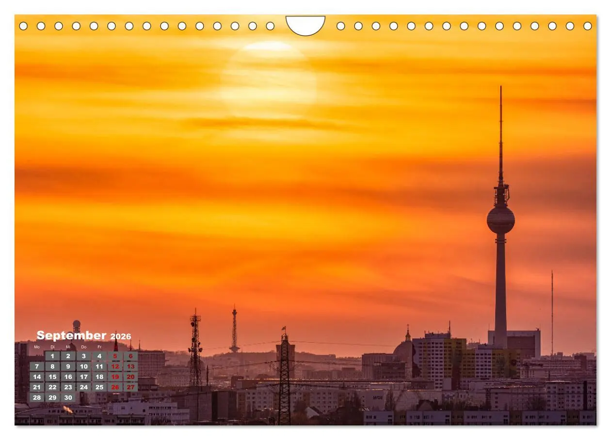 Bild: 9783457602782 | Ein Jahr Fernsehturm Berlin (Wandkalender 2026 DIN A4 quer),...